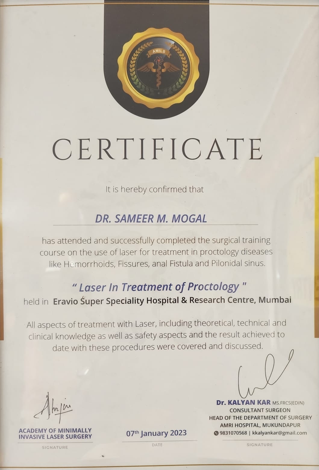 Certificate 19